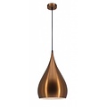 Fantasia RONIN tropfenförmige Hängelampe schwarz/gold, Ø25 cm, E27-Fassung, ohne Leuchtmittel