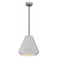 Fantasia conical pendant light black, diameter 250 mm, height 148 cm, metal, E27 socket, bulb not included