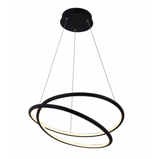 Fantasia BOA LED pendant light in white, diameter 52.5 cm, 47W integrated LED, approx. 3055 lumen, 3000K warm white, dimmable