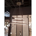 Fantasia Fantasia Annu pendant lamp with 2 rings in black, 36W LED 3000K, 1260 lumens, dimmable, Ø 400 and 300 mm