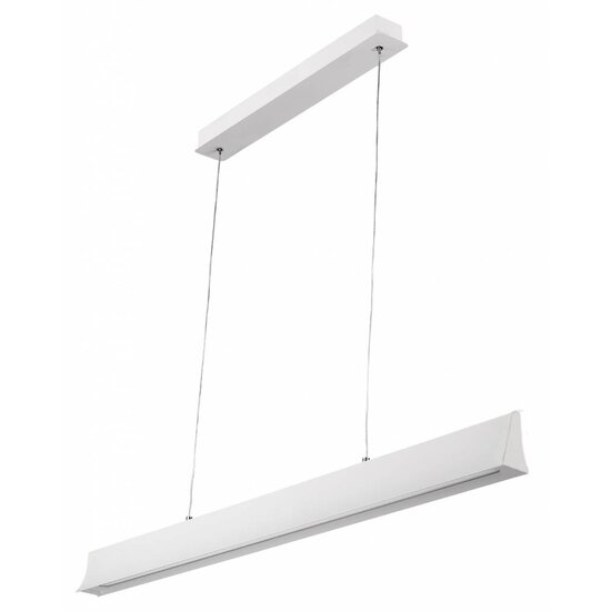 Fantasia Akari hanglamp bureau 120cm wit, dimbaar, 24W LED, 1165 lumen, 3000K warm wit