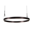 Fantasia Fantasia Pure lámpara colgante LED redonda Ø91cm marrón cobrizo, regulable, 3000K luz blanco cálido