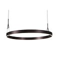 Fantasia Pure suspension LED ronde Ø91cm brun cuivré, gradable, 3000K lumière blanc chaud, 2100 lumens