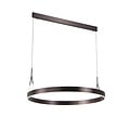 Fantasia Fantasia Pure round LED pendant lamp Ø91cm copper brown, dimmable, 3000K warm white light, 2100 lumens