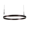 Fantasia Fantasia Pure round LED pendant lamp Ø91cm copper brown, dimmable, 3000K warm white light, 2100 lumens