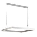 Fantasia Fantasia Pure square LED pendant lamp 90x90cm black, dimmable, 3000K warm white light, 2520 lumens