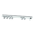 Fantasia Fantasia Nysit ceiling lamp, 7x GU10 4.5W LED dimmable, black, 1135 x 120 x 120 mm, 2800K