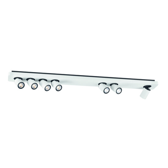 Fantasia Fantasia Nysit plafondlamp, 7x GU10 4,5W LED dimbaar, zwart, 1135 x 120 x 120 mm, 2800K