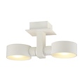 Fantasia NicNac plafondlamp 2x G9 LED satijn wit, dimbaar, richtbaar, 2700K warm wit