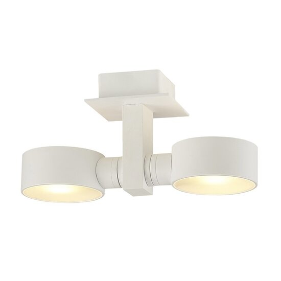 Fantasia NicNac plafonnier 2x G9 LED blanc satiné, gradable, orientable, 2700K blanc chaud