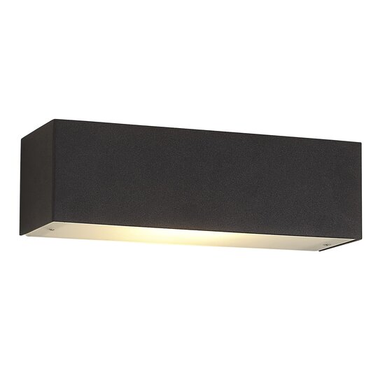 Fantasia wall light LED black, R7S 10W dimmable, 810 lumens, 2700K warm white, 245x75x82mm, IP20