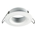 Spot encastrable Fantasia Saturn pour GU10, fixe (non orientable), noir mat, aluminium, diamètre 80 mm, lampe non incluse.