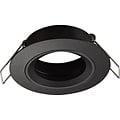 Fantasia Fantasia Saturn recessed spot for GU10, fixed (non-adjustable), matte black, aluminium, 80 mm diameter, lamp not included.