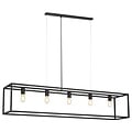 Fantasia Kago hanglamp oud koper, staal, 5x E27 fitting (excl. lampen), 150 x 30 x 30 cm, IP20, 220-240V