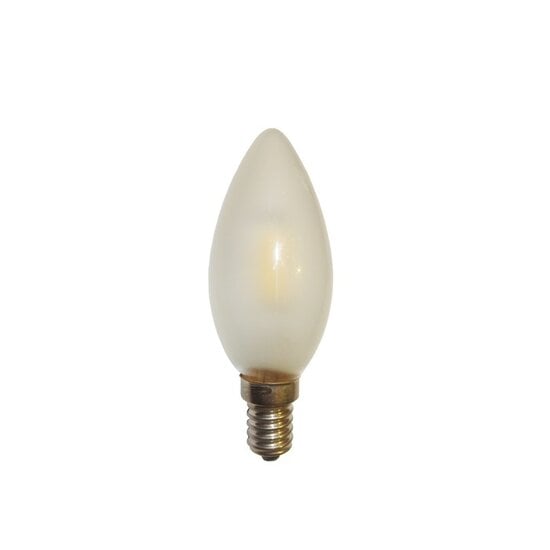 Fantasia Fantasia ampoule LED bougie E14, filament spirale, verre ambre, 3W, 2200K, dimmable