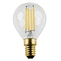 Fantasia LED ball lamp E14 G45 4W, clear glass with filament look, 2700K warm white light, dimmable