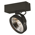 Fantasia Pulse-1 plafondlamp zwart, incl. 1x AR111 LED 12W 2700K 1386 lumen, dimbaar en richtbaar
