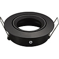 Fantasia Saturn Einbaustrahler GU10 rund schwarz, schwenkbar, Aluminium, Ø83,5mm, ohne Leuchtmittel