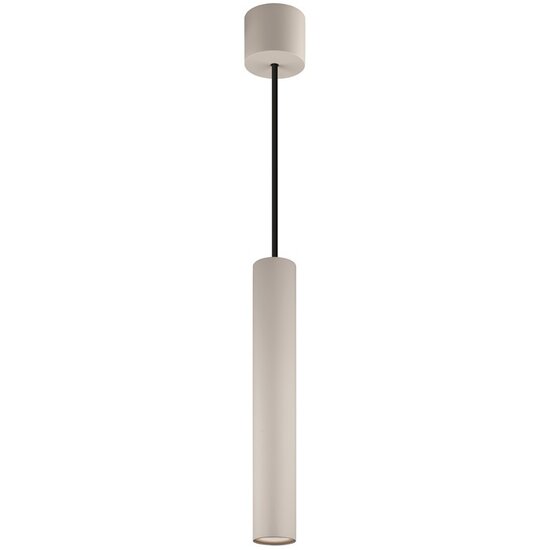 Fantasia Fantasia Lopal pendellamp zwart, aluminium koker, 4W LED 360 lumen, 2700K warm wit, dimbaar, IP20