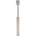 Fantasia Fantasia Lopal suspension noire, tube aluminium, LED 4W 360 lumens, 2700K blanc chaud, dimmable, IP20