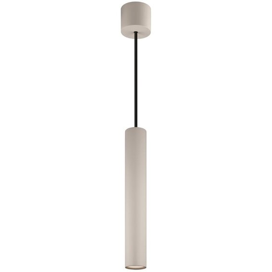Fantasia Fantasia Lopal pendellamp zwart, aluminium koker, 4W LED 360 lumen, 2700K warm wit, dimbaar, IP20