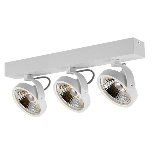Fantasia Pulse-2 black ceiling lamp, 2 adjustable AR111 LED spots 12W 2700K 1386 lumens, dimmable, IP20