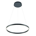 Fantasia Guri suspension LED ronde blanche, Ø60cm, 54W, 3000K blanc chaud, dimmable, éclaire vers le haut et le bas
