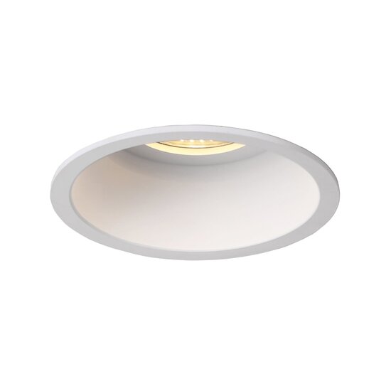 Fantasia TETIZ inbouwspot GU10, zwart staal, diameter 100 mm, gatmaat 90 mm, 30° richtbaar, lamp niet inbegrepen