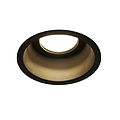 Fantasia TETIZ inbouwspot GU10, zwart staal, diameter 100 mm, gatmaat 90 mm, 30° richtbaar, lamp niet inbegrepen