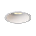 Fantasia TETIZ inbouwspot GU10, zwart staal, diameter 100 mm, gatmaat 90 mm, 30° richtbaar, lamp niet inbegrepen