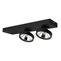 Fantasia Fantasia Aeon spot de plafond 2x AR111 12W noir, orientable, dimmable, 2700K, lampes incluses