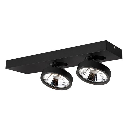 Fantasia Fantasia Aeon Deckenstrahler 2x AR111 12W schwarz, verstellbar, dimmbar, 2700K, Leuchtmittel enthalten