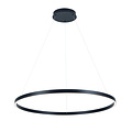 Fantasia Guri lámpara colgante LED redonda, blanca, Ø90cm, 76W, 3000K, regulable, luz arriba y abajo