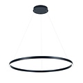 Fantasia Guri lámpara colgante LED redonda, blanca, Ø90cm, 76W, 3000K, regulable, luz arriba y abajo