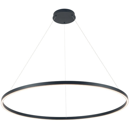 Fantasia Guri hanglamp rond LED wit, Ø120cm, 125W, 3000K dimbaar, aluminium/plexi, IP20