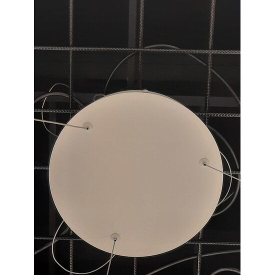 Fantasia Guri round LED pendant light, white, Ø120cm, 125W, 3000K dimmable, aluminium/acrylic, IP20