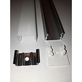 Fantasia Fantasia Styxx LED-Aufbauprofil 21 mm, 3 Meter, matte Abdeckung, Aluminium, für LED-Streifen