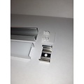 Fantasia Fantasia Styxx perfil LED de superficie 21 mm, 3 metros, tapa mate, aluminio, para tiras LED