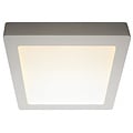 Fantasia Fantasia Fluke vierkante LED plafondlamp 235x235 mm, wit met zwarte rand, dimbaar