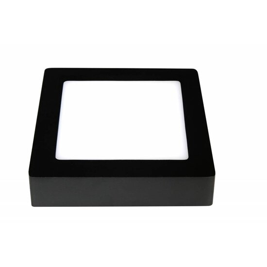 Fantasia Fluke square wall light 175x175 mm, 12W, white with black rim, dimmable, 3000K