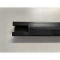 Fantasia Profilé LED Infinitus encastrable, 1 mètre, 22 x 11 mm, aluminium blanc avec cache plexiglas, ruban non inclus