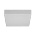 Fantasia vierkante plafondlamp IP65, grijs, 220 mm, geïntegreerde LED 11,5W, 3000K warm wit, plafond- of wandmontage