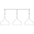 Base en saillie allongee Fantasia avec 3 trous de percage pour suspensions, noire, 90 cm