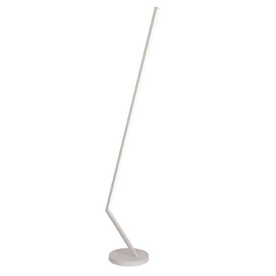 Fantasia stabformige Design-Stehleuchte in Weiss, mit integrierter dimmbarer LED von 24 W