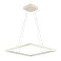Fantasia design hanglamp vierkant wit 60x60 cm, 65W LED, 3575 lumen, 3000K warm wit, dimbaar, IP20