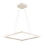 Fantasia Design-Pendelleuchte quadratisch weiß 60x60 cm, 65W LED, 3575 Lumen, 3000K warmweiß, dimmbar, IP20