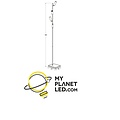 Fantasia Lampadaire LED Fantasia Lopal avec 3 tubes en aluminium noir, 3x 4,5W COB LED, 2700K blanc chaud, dimmable, IP20