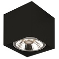 Fantasia Fantasia BOX-1L opbouwspot vierkant zwart, aluminium, incl. AR111 LED 12W 2700K 1130 lm, dimbaar, IP20
