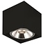 Fantasia Fantasia BOX-1L Aufbauspot quadratisch schwarz, Aluminium, inkl. AR111 LED 12W 2700K 1130 lm, dimmbar, IP20