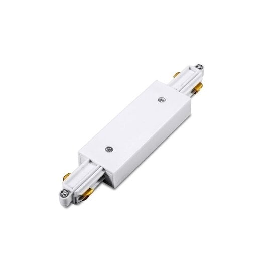 Fantasia TR0112W connecteur linéaire pour rails d'éclairage, blanc, monophasé, alimentation intégrée 220V